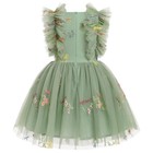Girls Princess Party Dress  Butterfly Daisy  Polka Dot Tulle  Wedding Pageant   