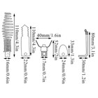 4-piece Cutter Set Drain Cleaner Plumbing Snake Tool Cable Auger Clog Sewer Pipe