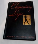 Rare Signed Vintage Elementary Logic 1st Edition 1941 Willard Van Orman Quine Vg