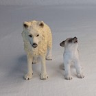 Schleich Wolf And Pup 2 Golden Retriever Puppy Dogs Lot Loose Replacements 
