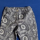 Girls My Chicco 4t Pants Navy white Floral Elastic Adjustable Waistband New