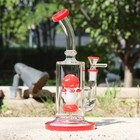 10in Heavy Duty Glass Bongs And Water Pipes Smoking Perc Bong   14mm Glass Bowls