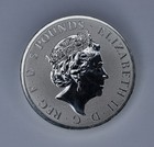2021 Queens Beast Completer 2oz  9999 Fine Silver   5 Coin      queens Beast Series      