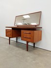 Vintage Mid Century Modern Teak Dressing Table   Desk By G Plan