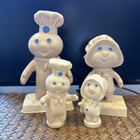 Vintage Pillsbury Doughboy Family Lot 4 Poppin Poppie Fresh Popper Bun Bun