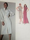 Dress Simplicity Sewing Pattern 9224 Size 14 Maxi Midi Button Hook Uc Ff Vtg 