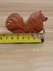 Small Hand Carved Wooden Dog Handmade Prison Art