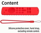 Silicone Cover Compatible With 5 6 Inch Fire Tv Stick  3rd Gen  Remote Black