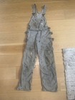 Vintage Powr House Montgomery Ward 40s Hickory Stripe Overalls Distressed 36