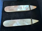 New  Nib Mother-of-pearl Collar Stays By Stone Rose Essentials