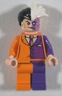 Lego Dc Comics Batman Two-face Minifigure Set 6864 Orange Purple Suit 2013 Nm