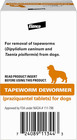 Tapeworm Dewormer  praziquantel Tablets  For Dogs  5 Count  pack Of 1  Praziquan