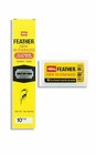 300 Combo Feather Hi-stainless Platinum Double Edge Safety Razor Shaving Blades 