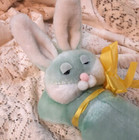 Vintage Bunny Rabbit Stuffed Relaxed Plush Animal Superior Toy Novelty Co
