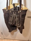 Bavaria Trachten Lederhosen Genuine Leather Shorts Size Us 36  Eu 54