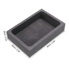 Gold Silver Graphite Ingot Mould Crucible Casting  1100g Gold 585g Silver