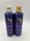 Hair Biology Biotin Infused Purple Shampoo   Conditioner For Grey Hair 12 8oz ea