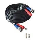2 Pack 200ft Bnc Video Power Cables For Cctv Security Camera Dvr 4k Weatherproof