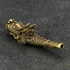 Vintage Brass Chinese Dragon Cigarette Holder Pipe Raa