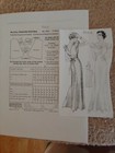 Antique Sewing Pattern  9023 Night Gown  1940 s