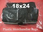 20 Clear Plastic Merchandise Bag Combo   2 Large Sizes 15x18   18x24   1 5 Mil