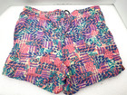 1990s Mervyns Cheetah Mens Medium Pink Swimsuit Board Shorts W Pockets