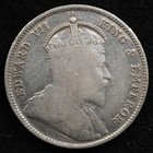 Straits Settlements 20 Cents 1902  Coin  Silver  Inv g781