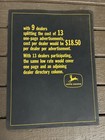 Vintage 4 Legged John Deere Dealers Sales Folder - Nos Indianapolis Advertising