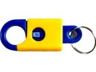 Blockbuster Video Store  keychain Key Ring  Promo W  Blue Vhs Logo  Vtg   nos