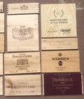 Beautiful Wood Wine Box 12 Panel Lot Crate Ends Cellar Vineyard    