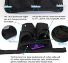 Tuhaoge Massage Bottle Bag massage Oil Holster For 2 Bottle S lotion Holster mas