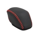 Leather Automatic Gear Shift Knob Cover For Lexus Nx 250 350 350h Red Black