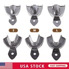 6 Pcs Perforated Metal Cubetas De Impresi  n Dental Instrumentos Para Ed  ntulos