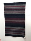 Vintage 1970s Fiber Art Wall Rug Hanging Handweaving Handwoven In North Carolina