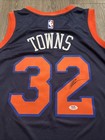 Karl Anthony Towns New York Knicks Autograph Signed Jersey  Psa Coa