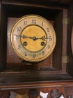 Antique German Junghans Wall Clock Art Nouveau Style 1900s
