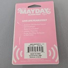 New Pink Mayday Mini Loud Alarm Self Defense Personal Emergency Led Keyring