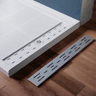 Elegant 48   L X 32   W X 4 h Shower Base Pan Right Drain Stainless Steel Cover