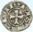 1200ad France Archbishopric Besancon Antique Silver Denier Medieval Coin I101004
