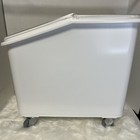 Cambro Mobile Ingredient Bin  Slant Top  21 Gallon  81 L  Cap  Ibs20148 13x29x28