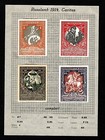 Opc 1914 Imperial Russia Russland Semi-postal Set Sc b5-8 Mh 49633
