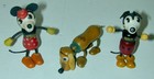 Walt Disney Fun-e-flex Trio 3 5    Mickey Mouse   Minnie Mouse   Pluto 1930s