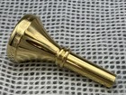 Jet-tone Studio Model D Small Shank Trombone Mouthpiece Gold Plated