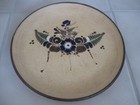 4 Tonala Mexican Folk Art Pottery Plates 10  Hand Painted Bird Flowers Signed