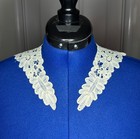 Antique Brussels Point De Gaze Lace Dress Collar Lace Trim
