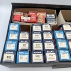Vintage Atlas Mallory Ignition Parts Lot Nos Condensers Rotors Metal Drawer