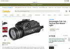 Tlr-1 Tactical Flashlight 800 Lumen Pistol Tactical Weapon Gun Light New  179     