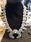 Zara Squash Blossom Necklace Miss One Cabachon Turquoise Not  925 Real Stones