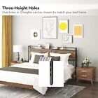 Hoobro King Size Headboard Headboard With 2 Outlets And 4 Usb Ports Storage Rack