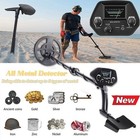 Lcd Display Underground Metal Detector Gold Digger Hunter Deep Sensitive Coil